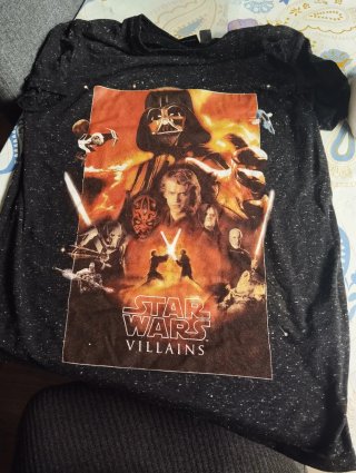 Camiseta Star Wars Villanos Talla M