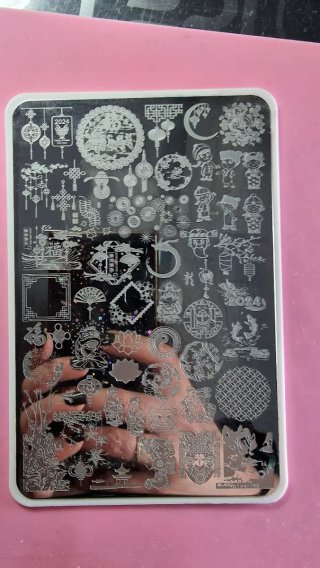 Lote 4 Placas Stamping Uñas