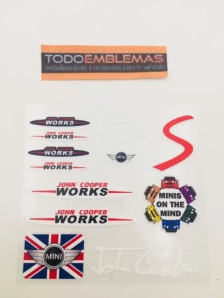 Vinilo pegatina Mini john Cooper works JCW