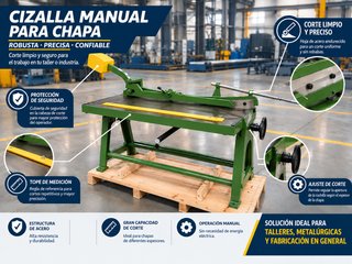 Cizalla Manual para Chapa CBP 1270