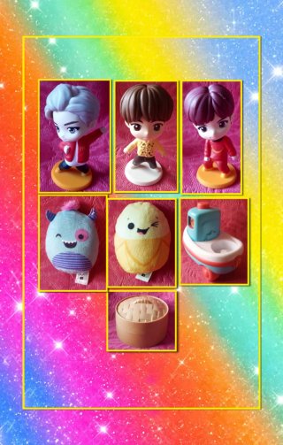MUÑECOS Y PELUCHES COLECCIONABLES:1X1,5€