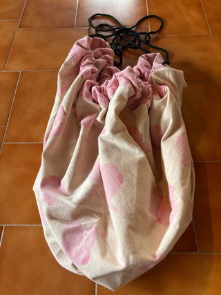 Saco Play & Go Bebé Estampado Rosa