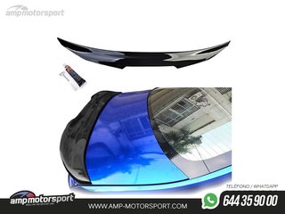 ALERÓN NEGRO BRILLO TIPO COLA DE PATO PARA BMW SERIE 5 G30 2016-2020