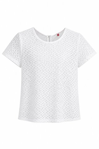 T-shirt Hilfiger Denim bianca taglia XS