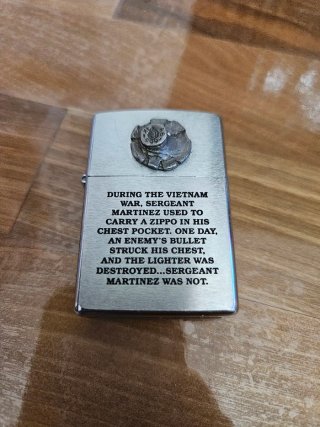 Zippo Vietnam Sergeant Martinez 1998