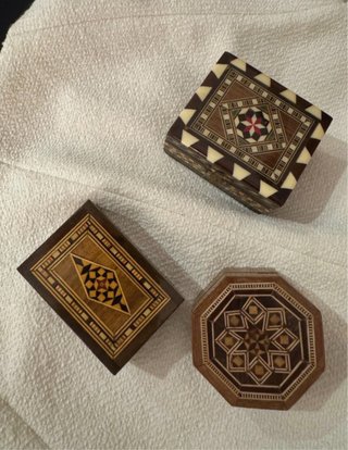 Cajas de madera decoradas