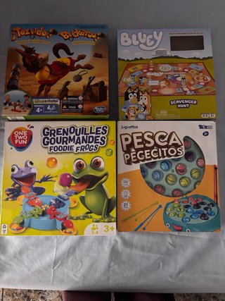 Lote 4 Giochi da Tavolo per Bambini