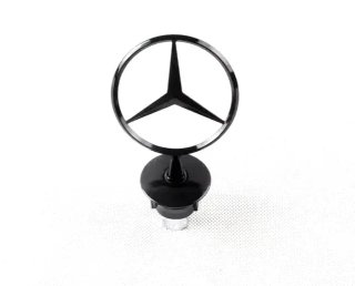 Logo capó Mercedes 204-211-212-221 negro