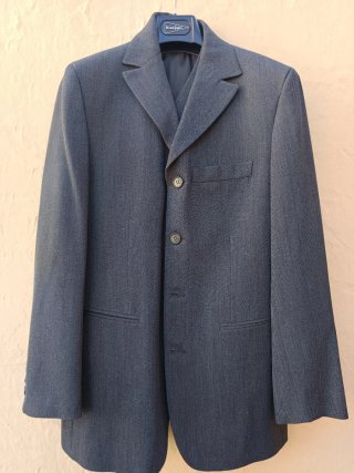Traje con Chaleco Hombre Gris