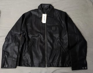 Chaqueta Carhartt Detroit Negra Cuero