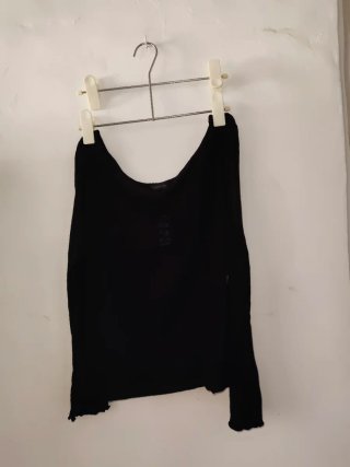 Camiseta negra de mujer