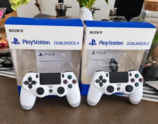 2 Mandos PS4 color blanco