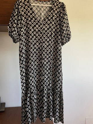 Vestido largo estampado