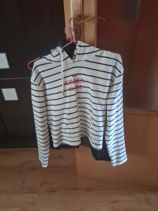 Sudadera Green Coast a rayas
