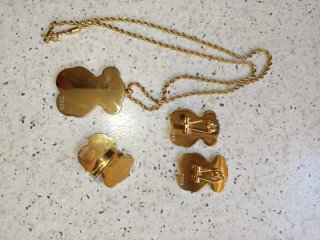 Conjunto Tous Collar y Pendientes Oso