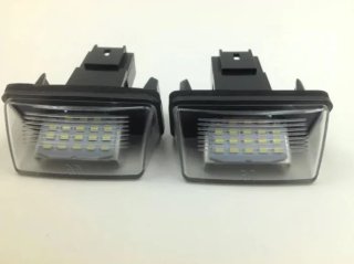 Luces plafones LED matrícula Citroën Peugeot