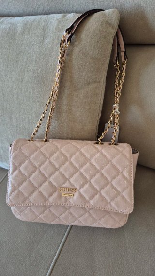 Bolso Guess Beige Acolchado