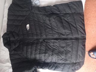Chaqueta The North Face Negra y adida L y XL