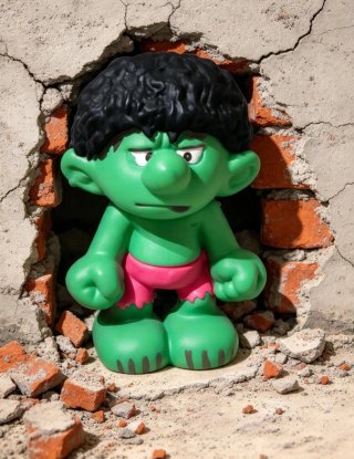 Puffo Hulk Custom