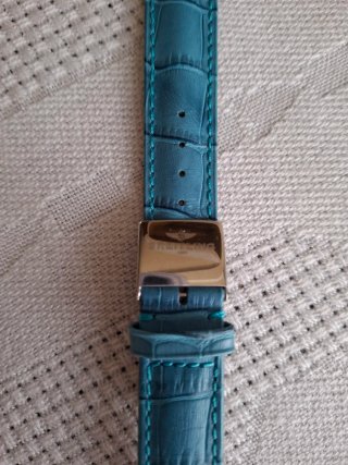 Correa de reloj Breitling turquesa