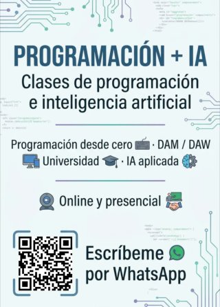 Clases de Programación DAM/DAW Universidad + IA