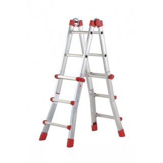Escalera Telescó. ProfiStep Multi 3+3 Hailo OUTLET