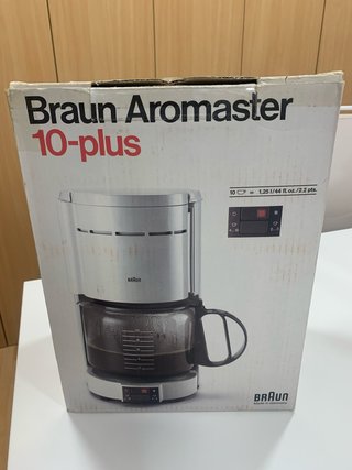 Cafetera Braun Aromaster 10-plus