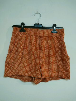 Short Naranja Benetton