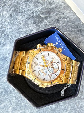 Reloj Skyline Dorado