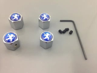 Tapones antirrobo Peugeot válvulas llantas
