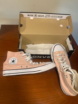Converse Botas Altas Rosa Talla 41.5