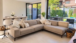 Sofá Chaise Longue Beige
