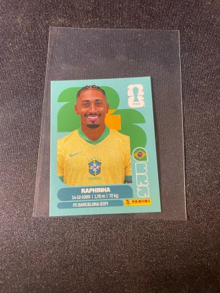 Cromo Raphinha Brasil Panini Mundial 2022