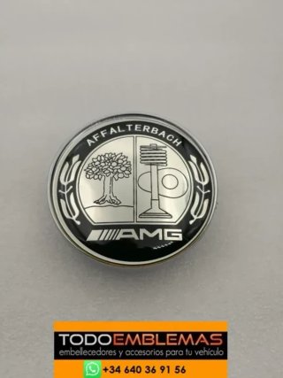 Logo AMG negro capot