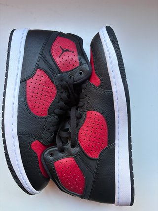 Air Jordan Access Bred Negro Rojo Talla 45