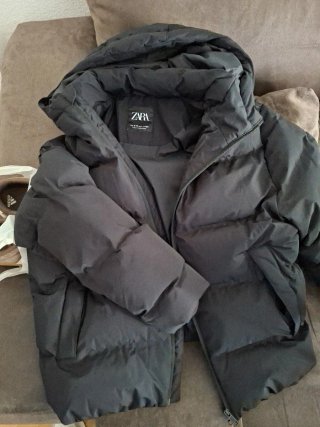 Plumas Zara Negro Talla 11/12 años