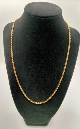 Cadena Oro 18k - Salomónica - 4,80gr - 52cm