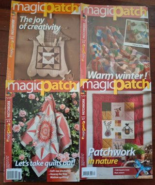 Lote de 4 revistas de MAGIC PATCH