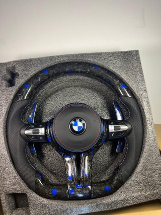 Volante BMW M Performance Carbono Azul (Nuevo)