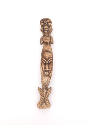 Scultura Tribale Osso Totem Etnico