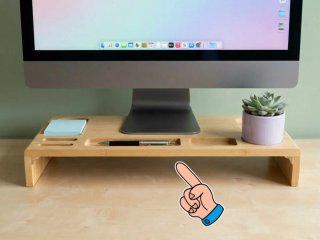 Organizzatore Scrivania / Supporto Monitor