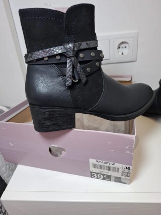 Botines Negros Talla 36