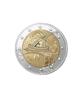 Moneda de 2 Euros conmemorativa París 2024