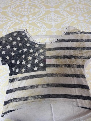 Camiseta Estilo Bandera Americana nueva