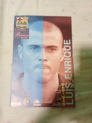 Tríptico Luis Enrique FC Barcelona 96-97