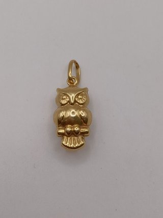 Colgante Oro 18k - Buho - 1,58gr