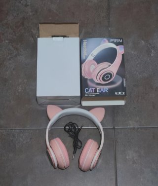 Auriculares Inalámbricos Cat Ear IP39M Rosa/Blanco