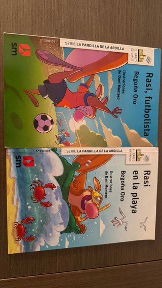 2 Libros Rasi: Futbolista y En la playa