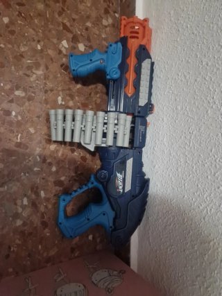 Pistola de Juguete Nerf Mega Azul