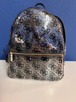 Mochila Guess Transparente Logo